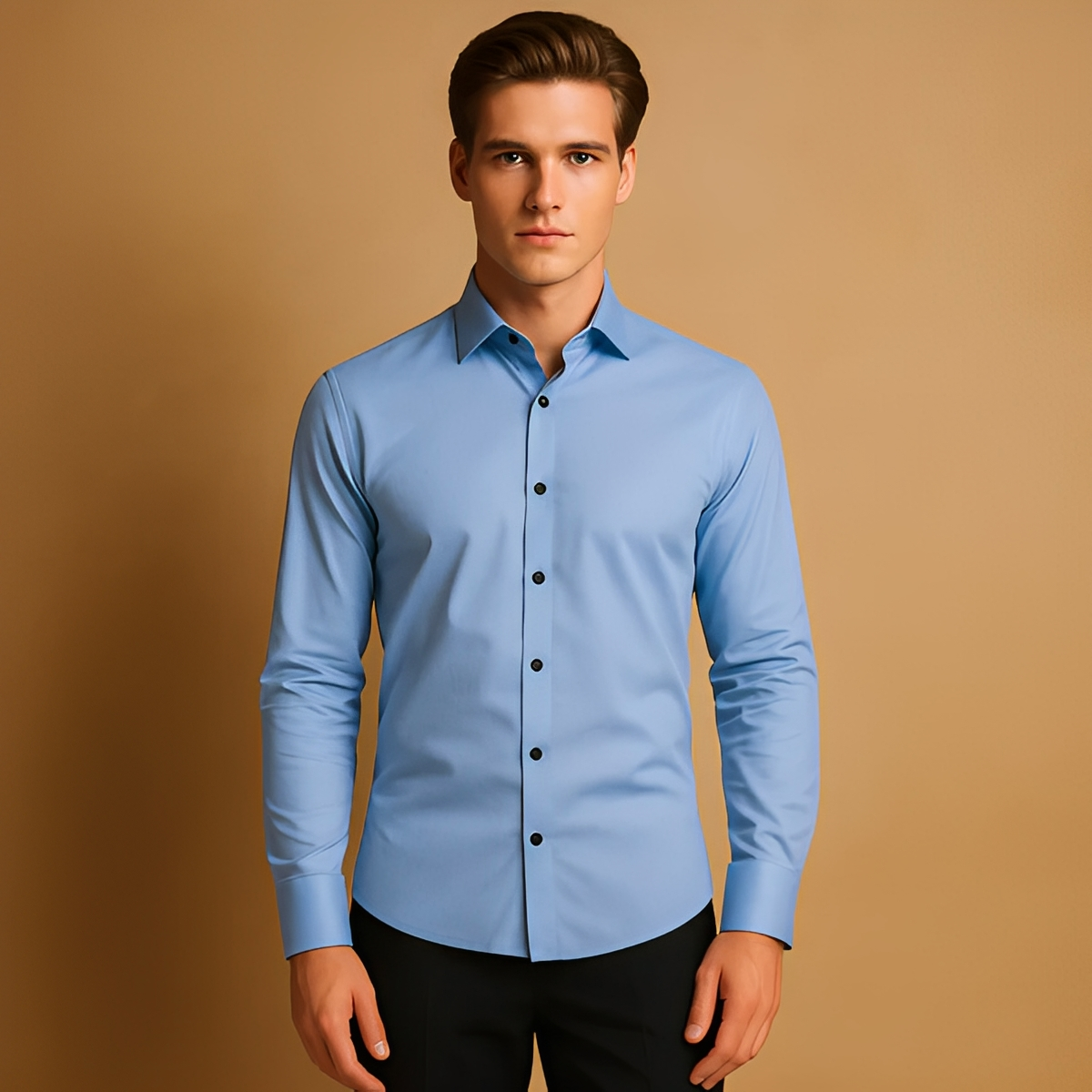 Aldous - Herrenhemd mit Stretch und schlankem Design