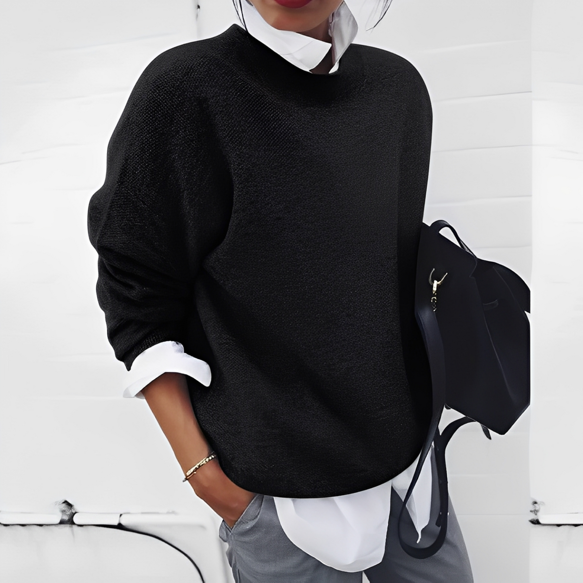 Gabriella - Damenpullover mit legerem Schnitt