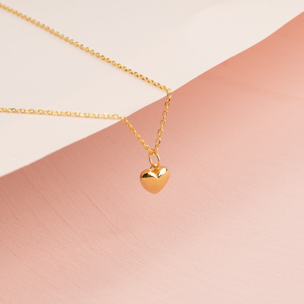 Lamia - Herz-Halskette in Gold