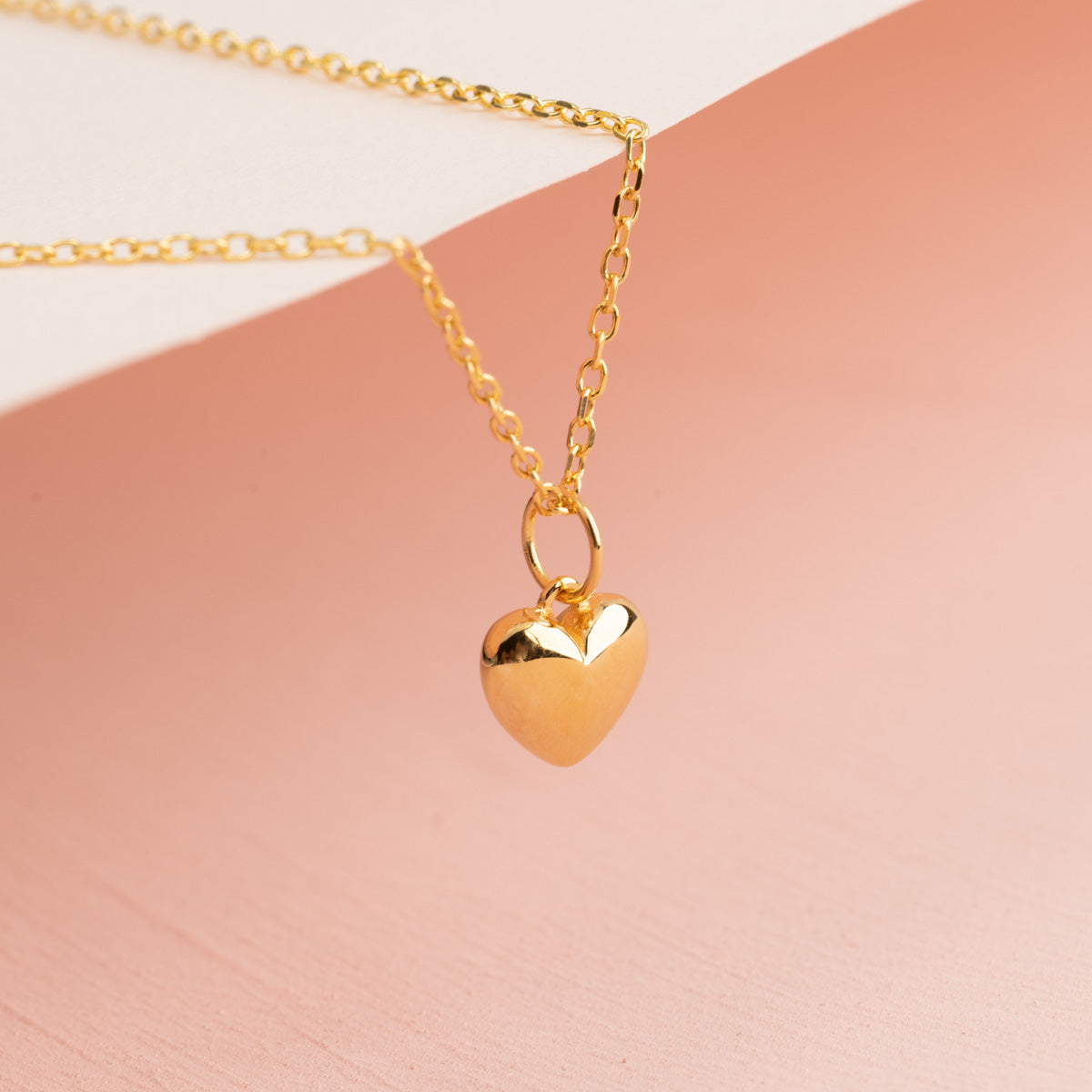 Lamia - Herz-Halskette in Gold