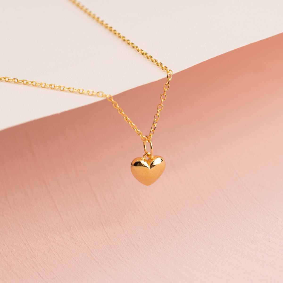 Lamia - Herz-Halskette in Gold